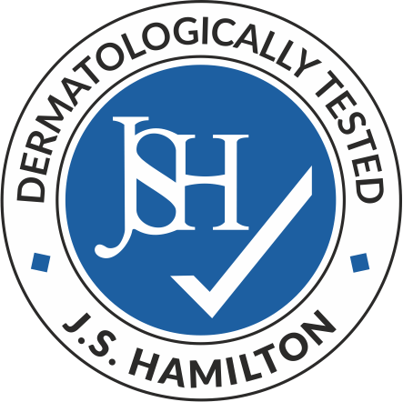 DERMATOLOGICALLY TESTED sign large