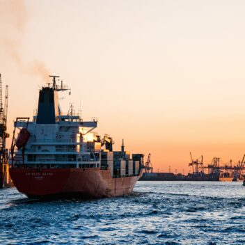 ship sailing in harbour