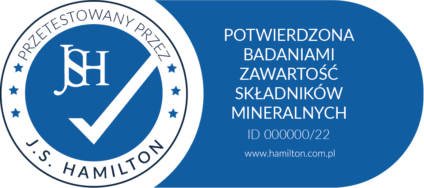 Potwierdzona zawartość składników mineralnych